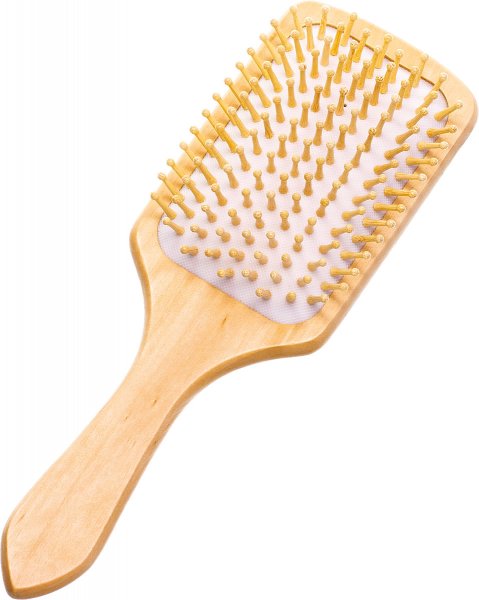 Seasationals Brushes And Massagers Large Natural Wood Paddle Hair Brush 8105