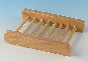 Wood Dowel Soap Dish